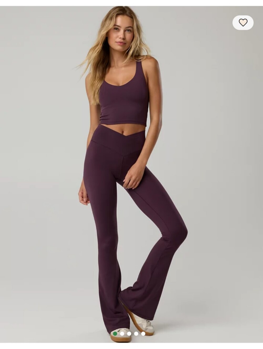 OFFLINE By Aerie Real Me High Waisted Crossover Flare Legging- M